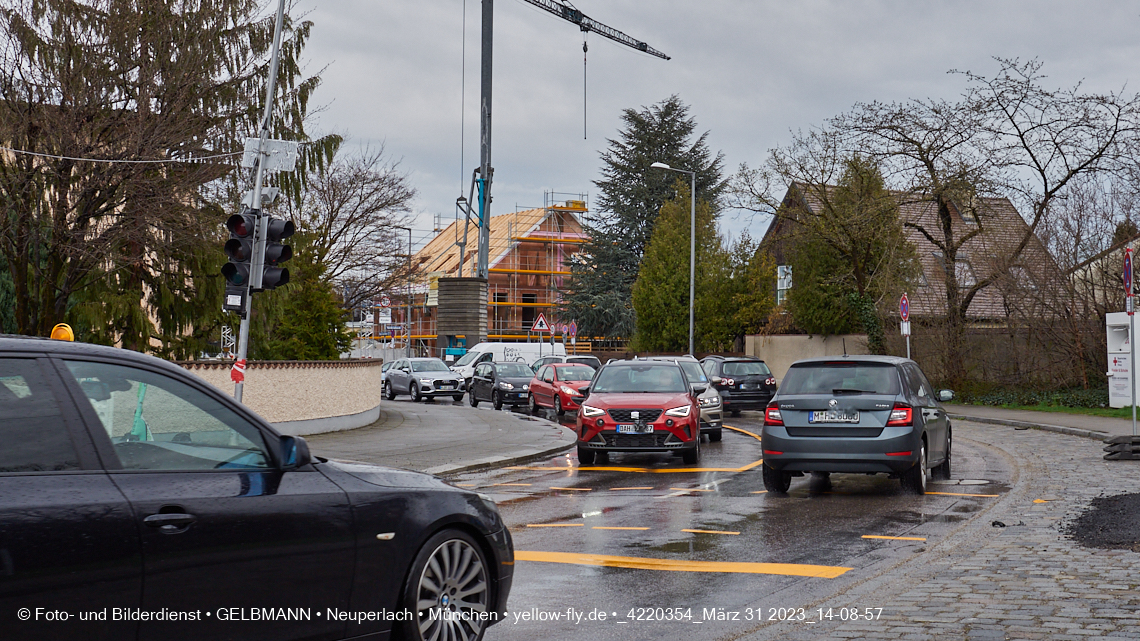 31.03.2023 - Baustelle zu einem Mehrfamilienhaus in der Niederalmstraße 16